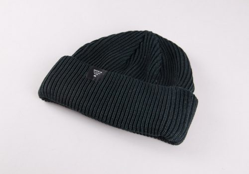 'Merino' wool cap / black