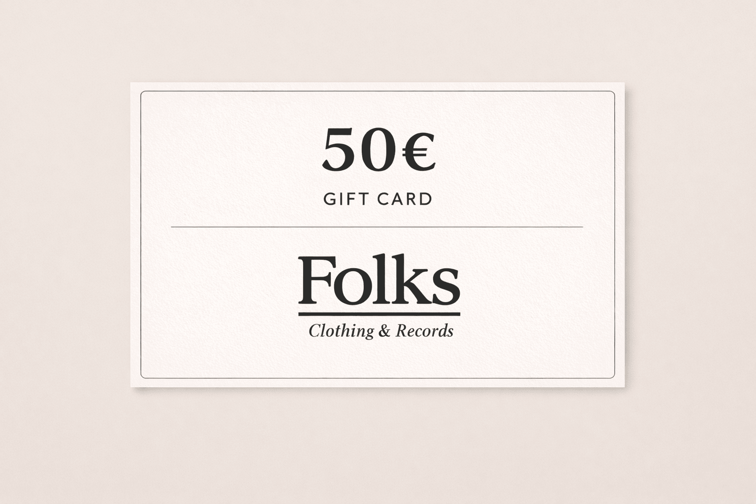 Gift Card 50